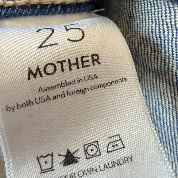 MOTHER Dark Wash Straight Leg Denim - Picture 5 of 5